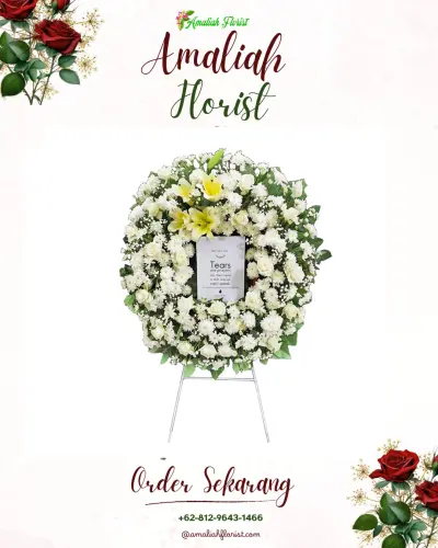 Krans Bunga Duka Cita di Sedayu
